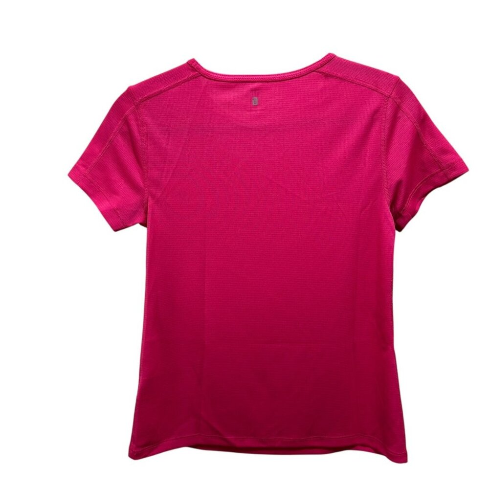 Ideology Womens Size XS Fiery Pink Mesh Athletic Athleisure Wicking T-Shirt NWT - Picture 4 of 6